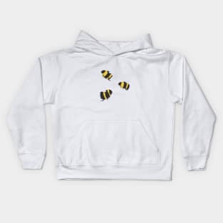 Three Bumblebee Friends Kids Hoodie